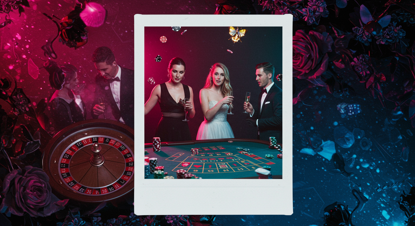 Casino party setup by EventBuzzPro in Canada