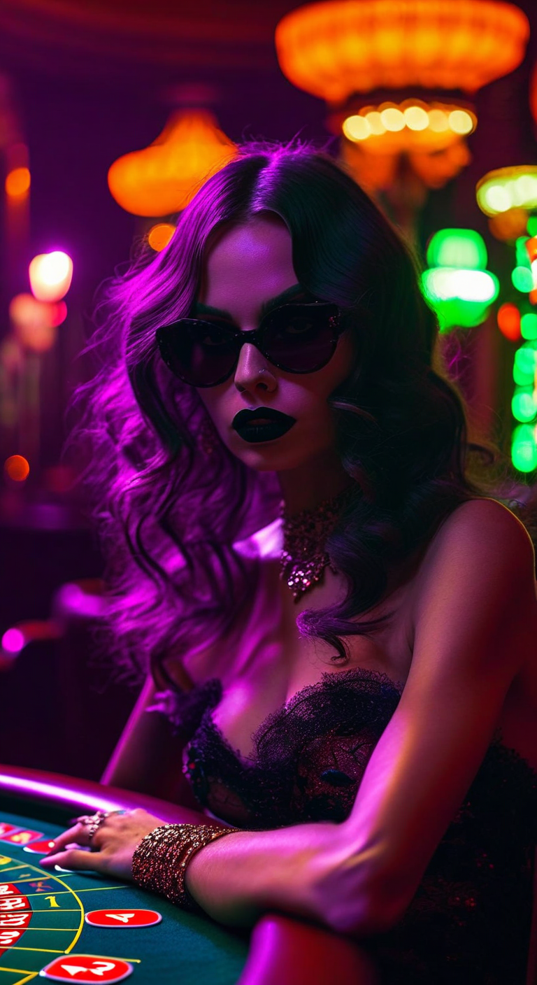Retro casino vibe setup by EventBuzzPro